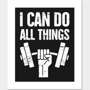 I Can Do All Things – Christian Workout Posters and Art